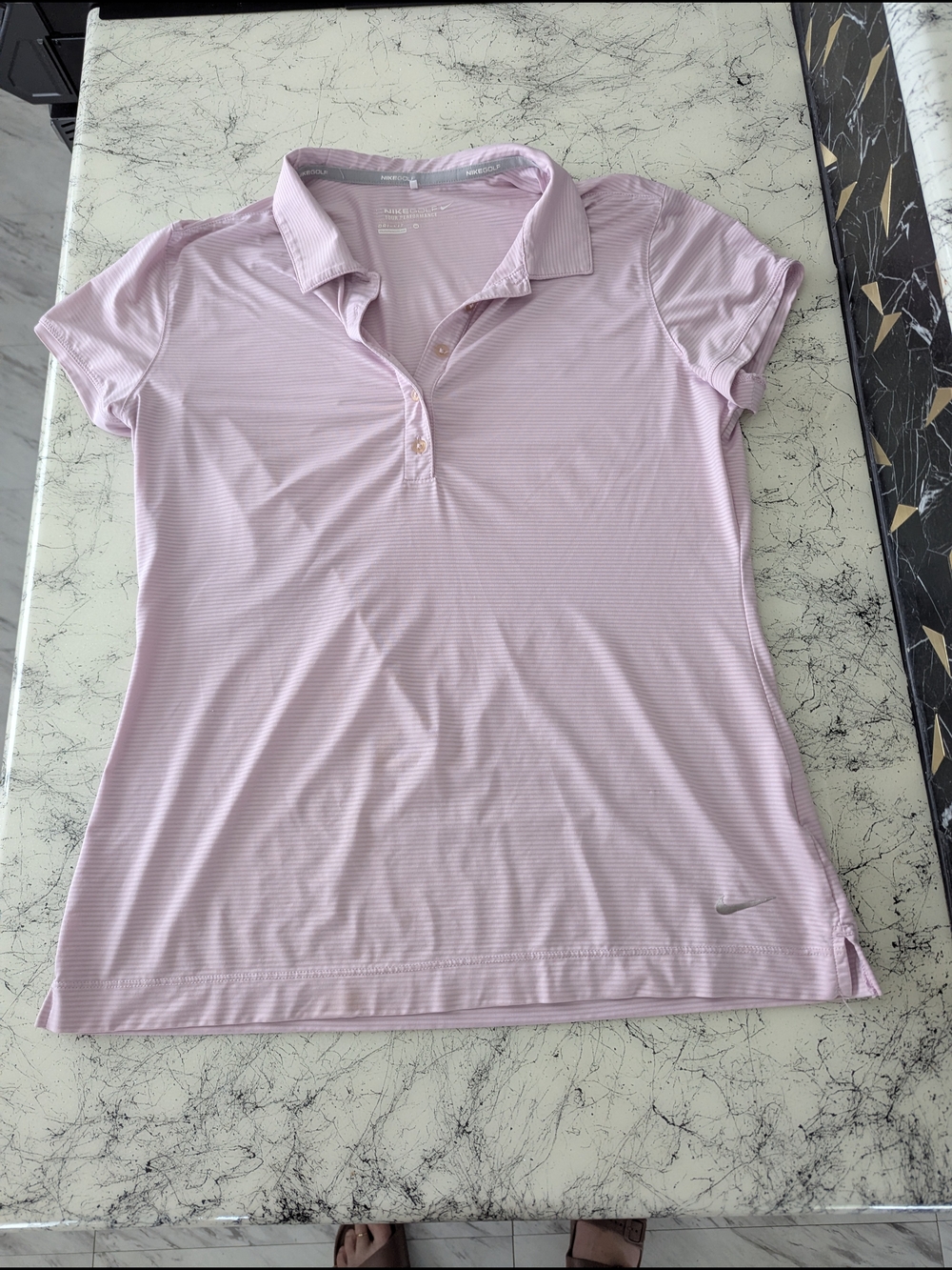 Nike Women’s Light Pink Polo Golf Shirt